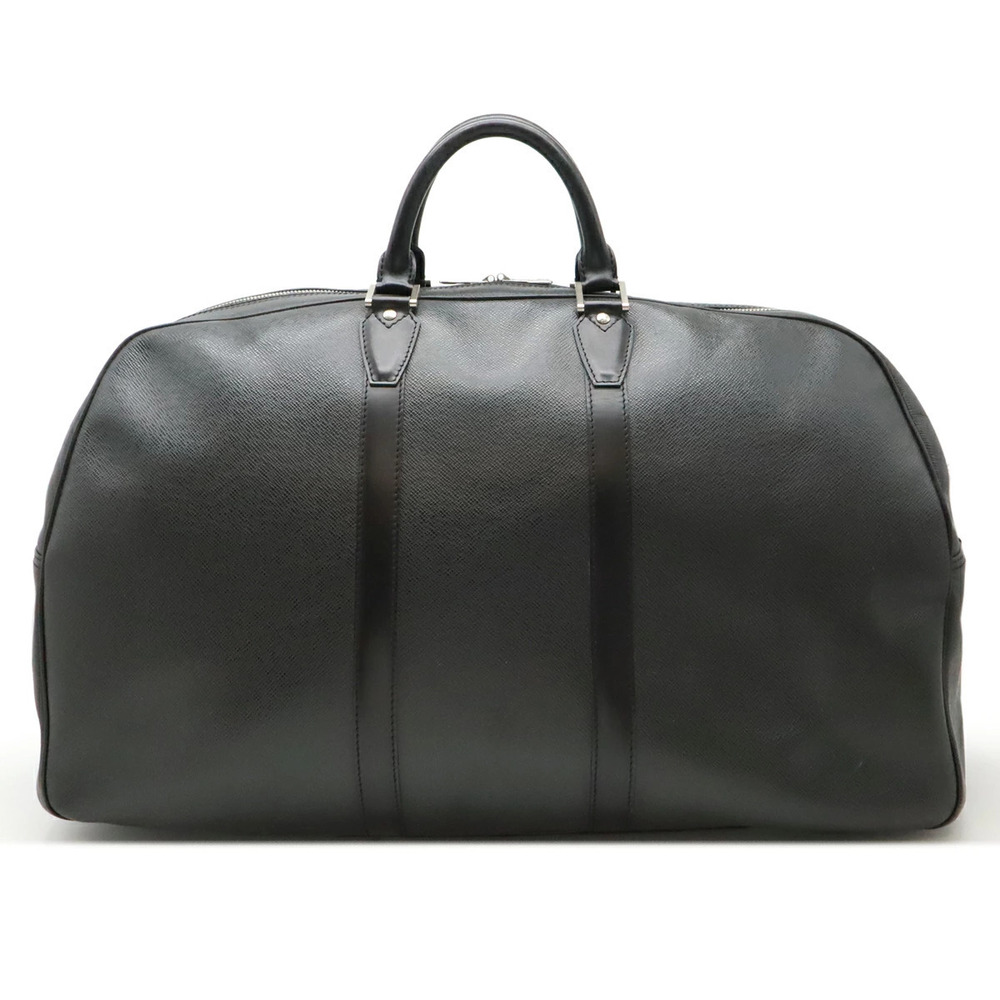 LOUIS VUITTON Taiga Kendall Boston Bag Travel Ardoise Black Strap